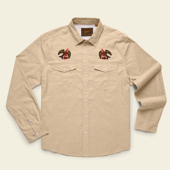 Howler Brothers GUACHO SNAPSHIRT. - Picture 4 of 11